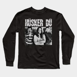 Husker Du Vintage BW Long Sleeve T-Shirt